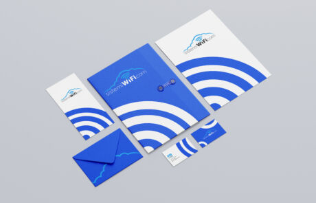 SistemiWifi - progettazione brand identity - Emmebistudio.com Forlì-Cesena